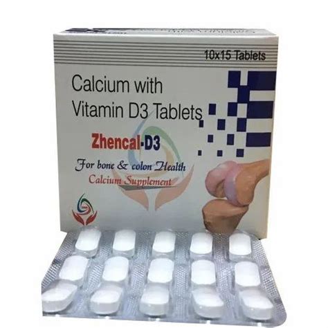 Calcium With Vitamin D3 Tablets 10 X 15 Tablet Packaging Type Box At ₹ 110 Box In Solan