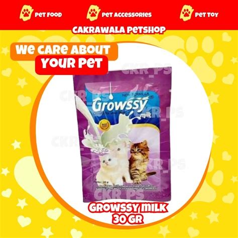 jual susu growssy sachet susu anak kucing susu kucing growssy gr