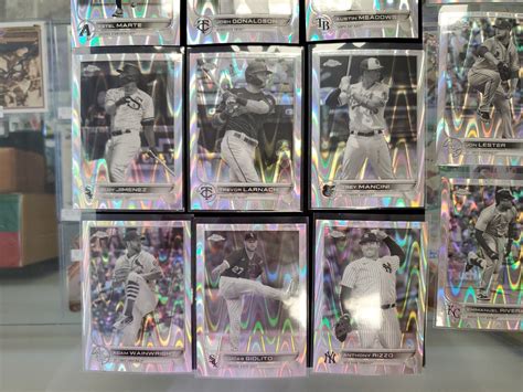 2022 Topps Chrome Sonic Black White Raywave Parallel Refractor 15 Card