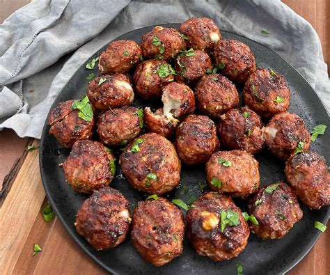 Cheese Stuffed Meatballs Girls Can Grill