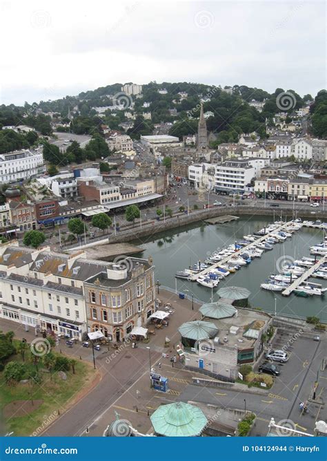 Architecture of Torquay, England Editorial Stock Image - Image of