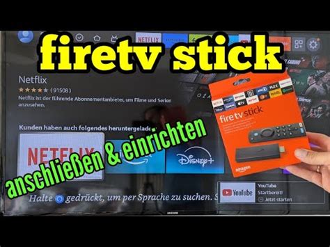 Fire Tv Stick Anschlie En Und Einrichten Amazon Fire Tv Stick In