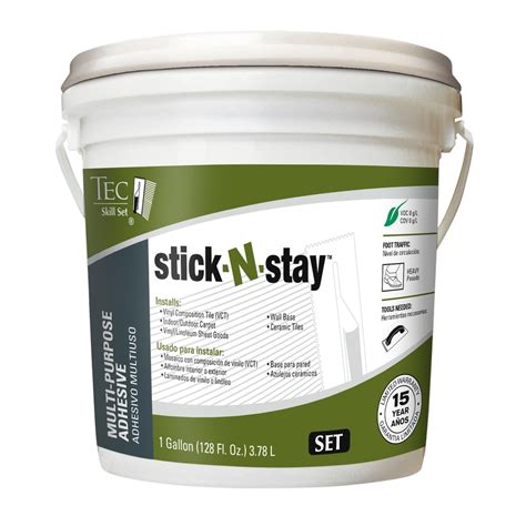 Tec Stick N Stay Pack Sheet Vinyl And Carpet Tile Flooring Adhesive 1