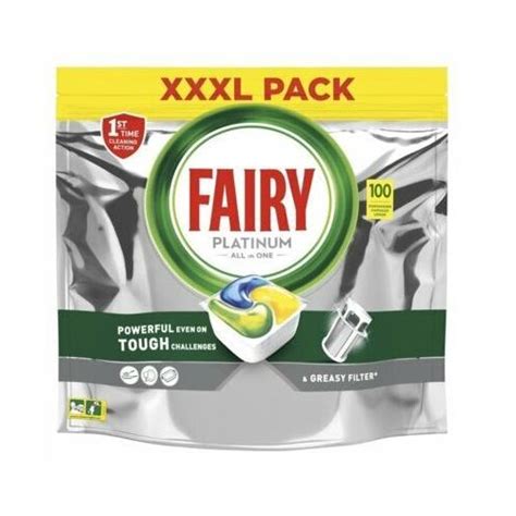 Fairy Kapsu Ki Do Zmywarek Platinum Plus All In One Lemon Szt