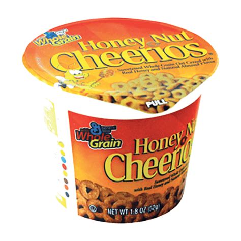 Gm Honey Nut Cheerios Cereal Cup 18oz Ptl One