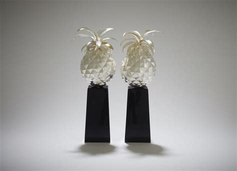 Pineapple pair of object d’art | Australian Galleries