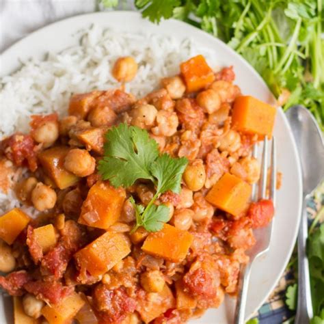 Butternut Squash Chana Masala Connoisseurus Veg