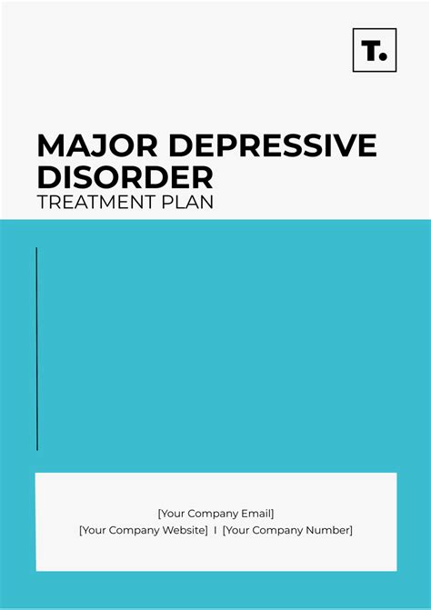 Free Major Depressive Disorder Treatment Plan Template Edit Online