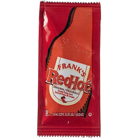 FRANKS HOT SAUCE SINGLE SERVING ML Canteen Canada