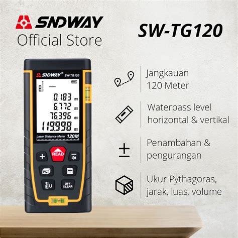 Sndway Meteran Laser Digital Distance Meter Sw Tg Sndway Indonesia