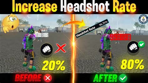 Only 2 Tips To Increase Your Headshot Rate In Free Fire 🔥 Headshot