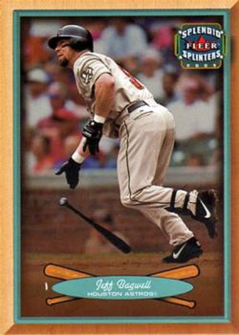 2003 Fleer Splendid Splinters 37 Jeff Bagwell Houston Astros HOF EBay