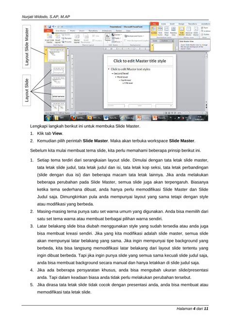 PDF Lesson 6 Dasar Dasar Presentasi 1 Workspace