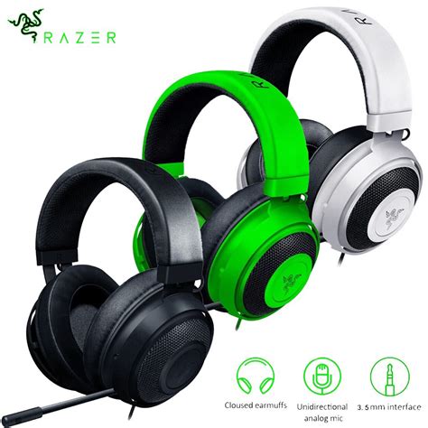 Razer Kraken Pro V2 Wired Over Ear Gaming Headphone Esports Headset With Microphone Volume