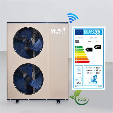 R System Air Source Hot Water Heat Pumps Heating Cooling Dc Inverter Air To Water Heat Pump