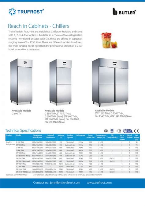 Elanpro Stainless Steel Ss Door Trufrost Vertical Refrigerator G