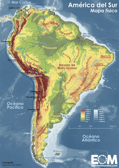 Mapa Físico Imprimible De Estados Unidos