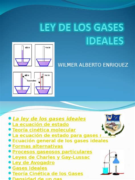 Ley De Los Gases Idealesppt Gases Ciencias Fisicas