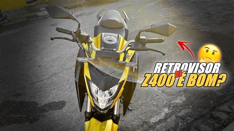 RETROVISOR rebaixado de Z400 é bom Cb 300f TWISTER Abs 2023 YouTube