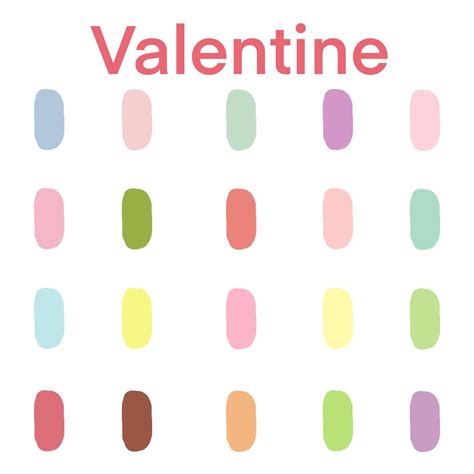 Valentine S Day Procreate Color Palette Ipad Procreate Illustration