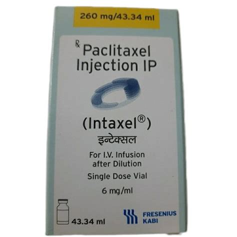 Intaxel Paclitaxel Injection Ip Ml At Vial In Kolkata