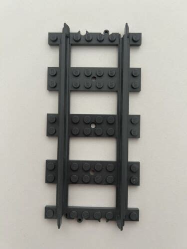 LEGO Train Track City RC Straight 49 Gray 53401 EBay