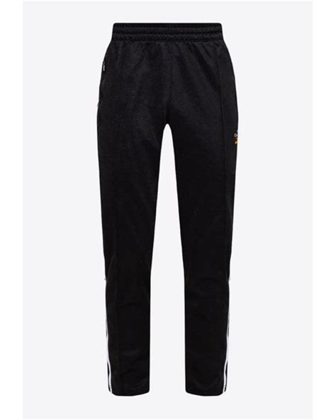 Adidas Originals Beckenbauer Logo Track Pants In Black For Men Lyst