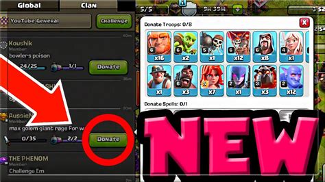 Donation Attack Strategy In Coc New Strategy Clash Of Clans Most Fun Challenge 2017 Youtube