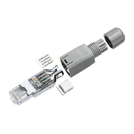 Plug RJ45 blindé Cat5e sans outil นำเขา และ จดจำหนายอปกรณไอทครบวงจร