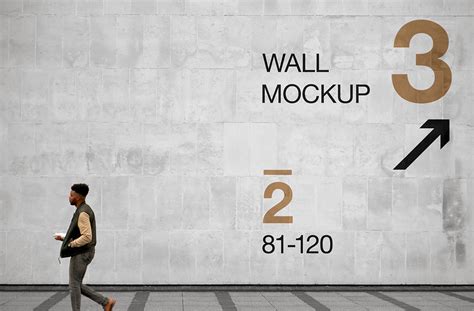 Free PSD Wall Mockup – FreeMockup.net