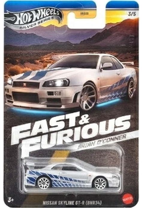 駿河屋 日産スカイラインGT R BNR Hot Wheels ワイルドスピード テーマ ブライアンオコナー JBY ホットウィールhotwheels