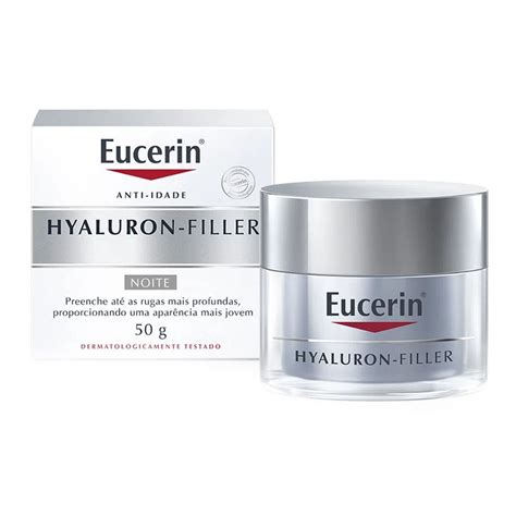 Creme Facial Anti Idade Eucerin Hyaluron Filler Noturno G Submarino