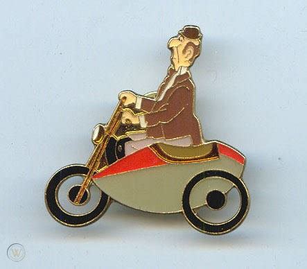 Disney Aristocats 25th Edgar Motorcycle Sidecar 95 Pin | #57072291