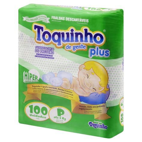 Fraldas Diguinho Toquinho De Gente Plus P 100 U MercadoLivre