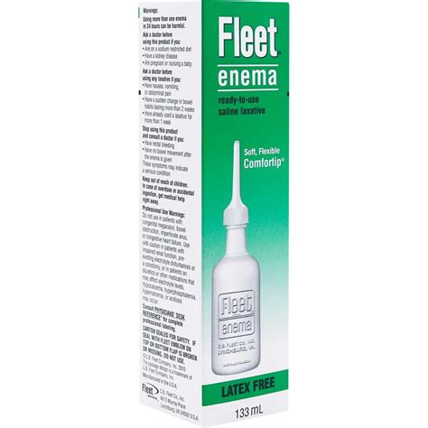 Fleet Enema Saline Laxative For Adult 133ml Shopee Malaysia