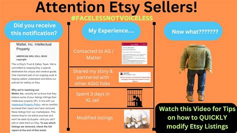 Attention Etsy Sellers Must Watch Video Copyright Infringement When