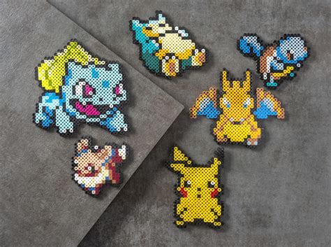 Pokemon Perler Beads (50+ Patterns!) - DIY Candy