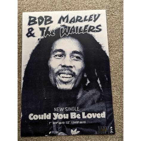 Bob Marley The Wailers Could You Be Loved A3 Poster Vinyl Addicts