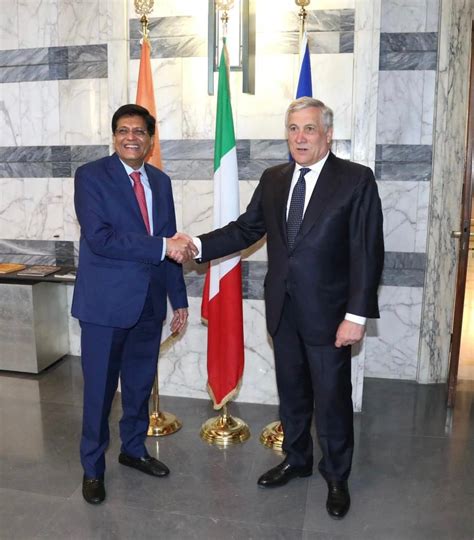 Pib India On Twitter Union Minister Piyushgoyal Meets Italy S Deputy