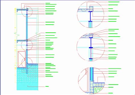 Corte Por Muro Estructura Metalica En AutoCAD CAD 271 4 KB Bibliocad