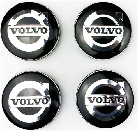 VOLVO ALLOY WHEEL Centre Caps 4 X 64mm C70 S40 S60 V50 V60 V70 S80