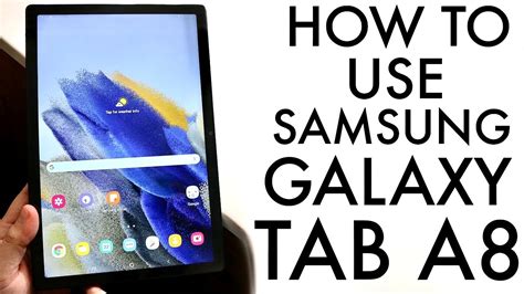 How To Use Samsung Galaxy Tab A8 Complete Beginners Guide Youtube