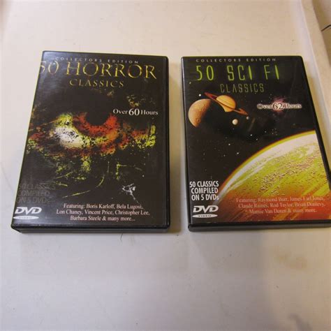 100 Movies 10 Dvds 50 Horror Classics 50 Sci Fi Classics Set Ebay