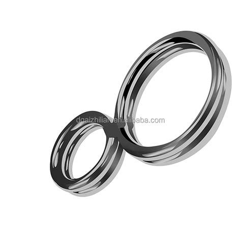 Aizhilian Male Stainless Steel Penis Ring Sex Toy For Men Penis Delay Ejaculation Time Metal