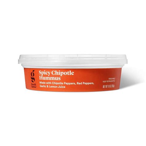 Spicy Chipotle Hummus 10oz Good Gather 10 Oz Shipt