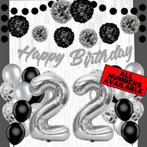 22nd Birthday Decorations - Etsy