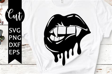 Vampire Lips Svg Free Halloween Svg Vampire Svg Instant Download Cut File Design Shirt