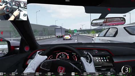 Assetto Corsa Trafik Modu Otobanda MAKAS HONDA Civic Type R FK8