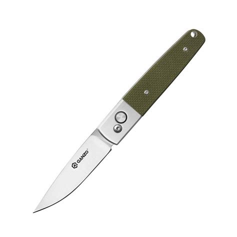 Ganzo Firebird G 10 Green Automatic Knife 440c Drop Point