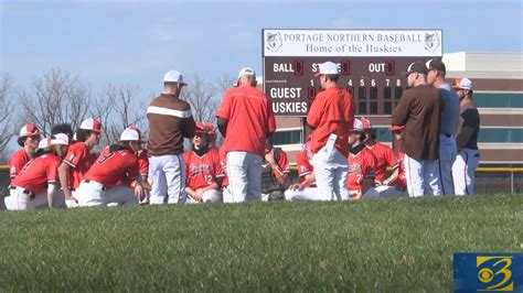 Portage Northern Baseball Sweeps Three Rivers